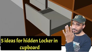 5 ideas for hidden locker in cupboard