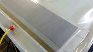 Vacuum bag clamping wood lamination
