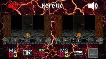 [OVM] Heretic (mt32-pi, General MIDI vs EMU8801)