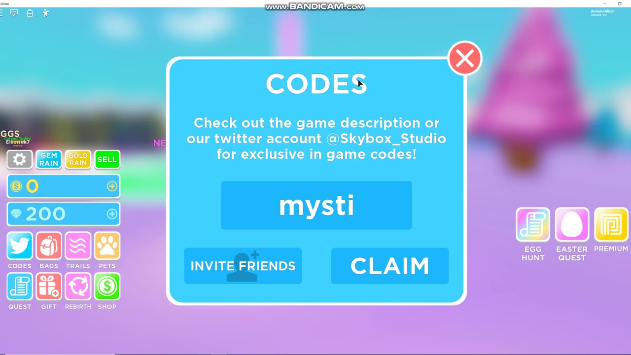 Codes For Egg Simulator