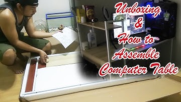 Unboxing & How to Assemble Computer Table
