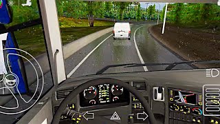 Universal Truck Simulator - Satisfying POV Driving (Rain/Fog) Android Gameplay