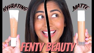 FENTY BEAUTY Pro Filt’r Hydrating Foundation vs. Soft Matte: Review & Wear Test (Oily Skin!)
