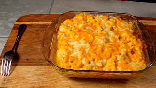 Baked Shrimp Mac and Cheese Casserole 🧀