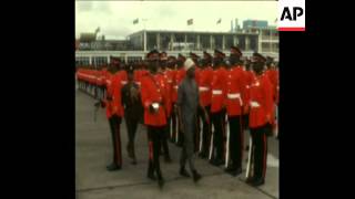 Synd 241171 Tanzanian President Nyerere Visits Kenya