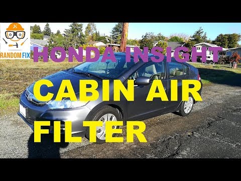 How to Replace Honda Insight Cabin Air Filter, 2010 2011 2012 2013 2014