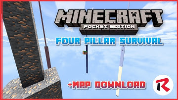 Minecraft Survival TImelapse - Four Pillar - (2021) 2K 60FPS