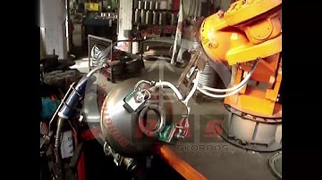 Handling boilers with KUKA robot - RAS-Skordos