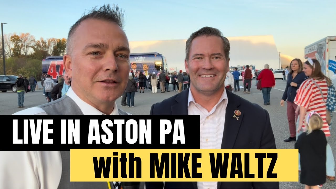 Alec Lace LIVE at the JD Vance Rally with Rep. Mike Waltz