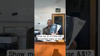 I want to see all 63 !?$& properties today. #realestate #comedy #viralvideo