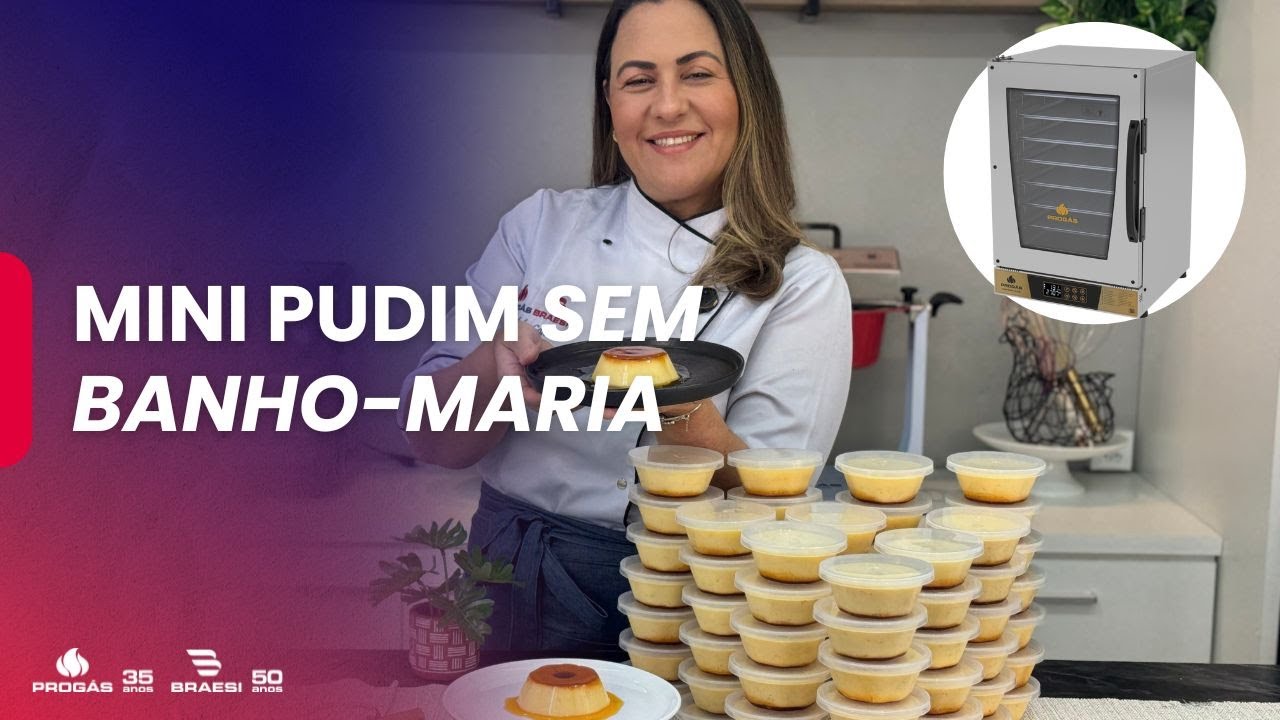 Pudim Sem Banho-Maria no PRP-008 Plus | Chef Malu Galvão Ensina