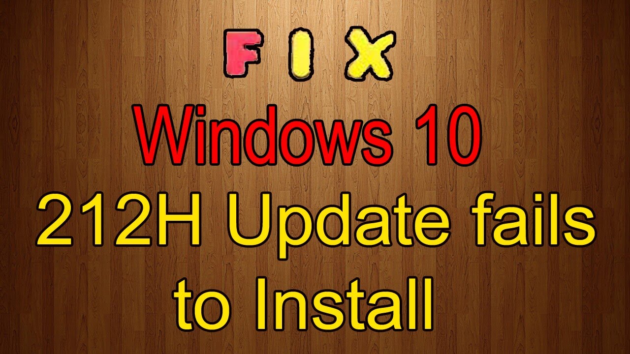 How to fix Windows 10 Update 20H2 Fails to Install (2021 best method) 3 ...
