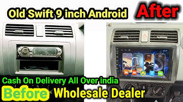 Old Swift 9 inch Android Player Installation Android Player in Old Swift 2005 Model Android online