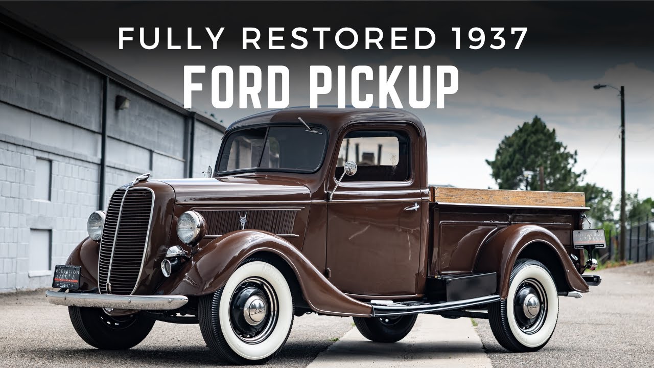 1937 Ford Pickup Live on Bring a Trailer
