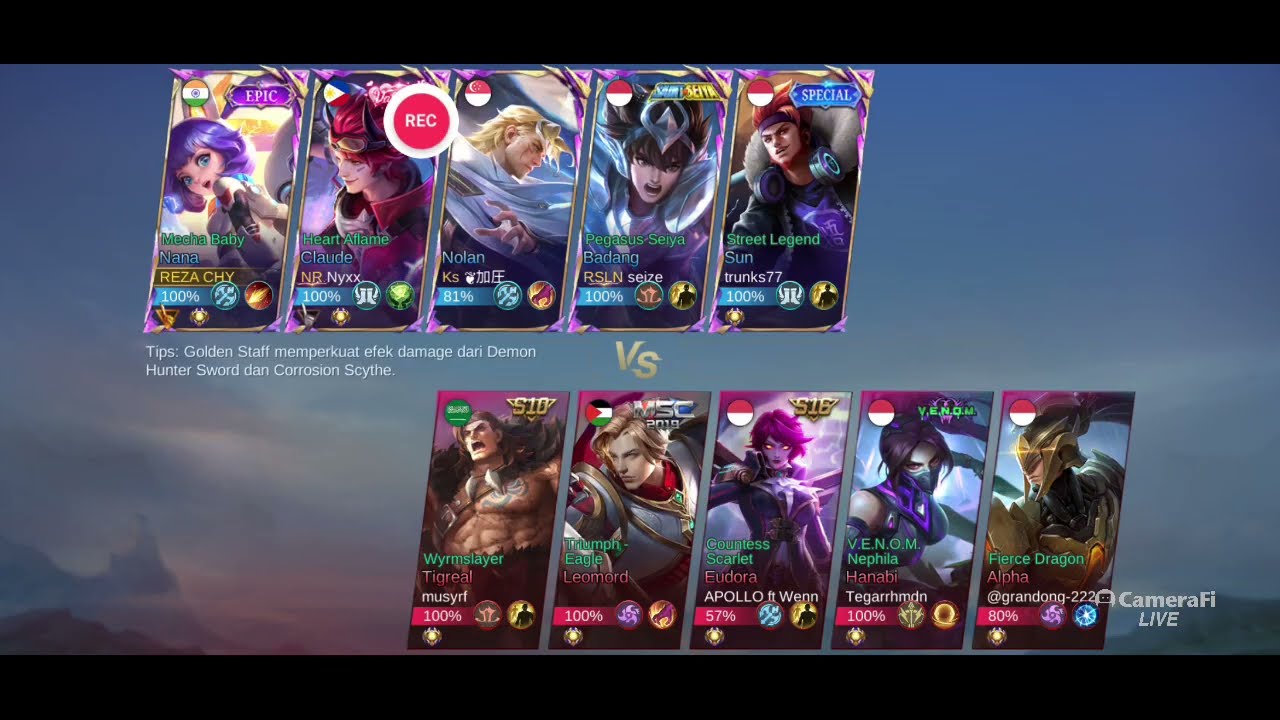 NANA SOLO RANK MYTHICAL MOBILE LEGENDS