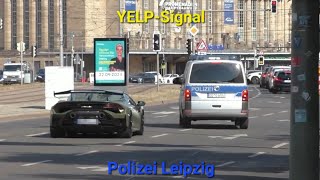 Yelp-Signal Fustw Polizei Leipzig Stoppt Lamborghini German Police Stops Lamborghini