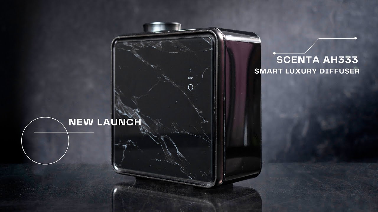 Meet the SCENTA A-H333 Metal Smart Luxury Aroma Diffuser – where luxury scent meets smart control.