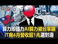 中美科技戰「算力即國力」AI算力被台灣掌握 IT廠4月營收合計超1兆「選對邊」！【關鍵時刻】20240516 劉寶傑 黃世聰 呂國禎 吳子嘉 姚惠珍