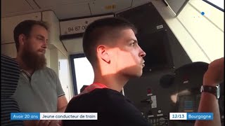 #Avoir20ans : Vincent, jeune conducteur de train à la SNCF