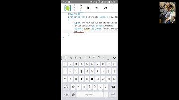 AIDE Tutorial   13.1 Spinner Java