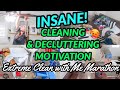 INSANE! CLEANING + DECLUTTERING MOTIVATION | EXTREME CLEANING MARATHON | 2 HOUR CLEAN UP WITH ME