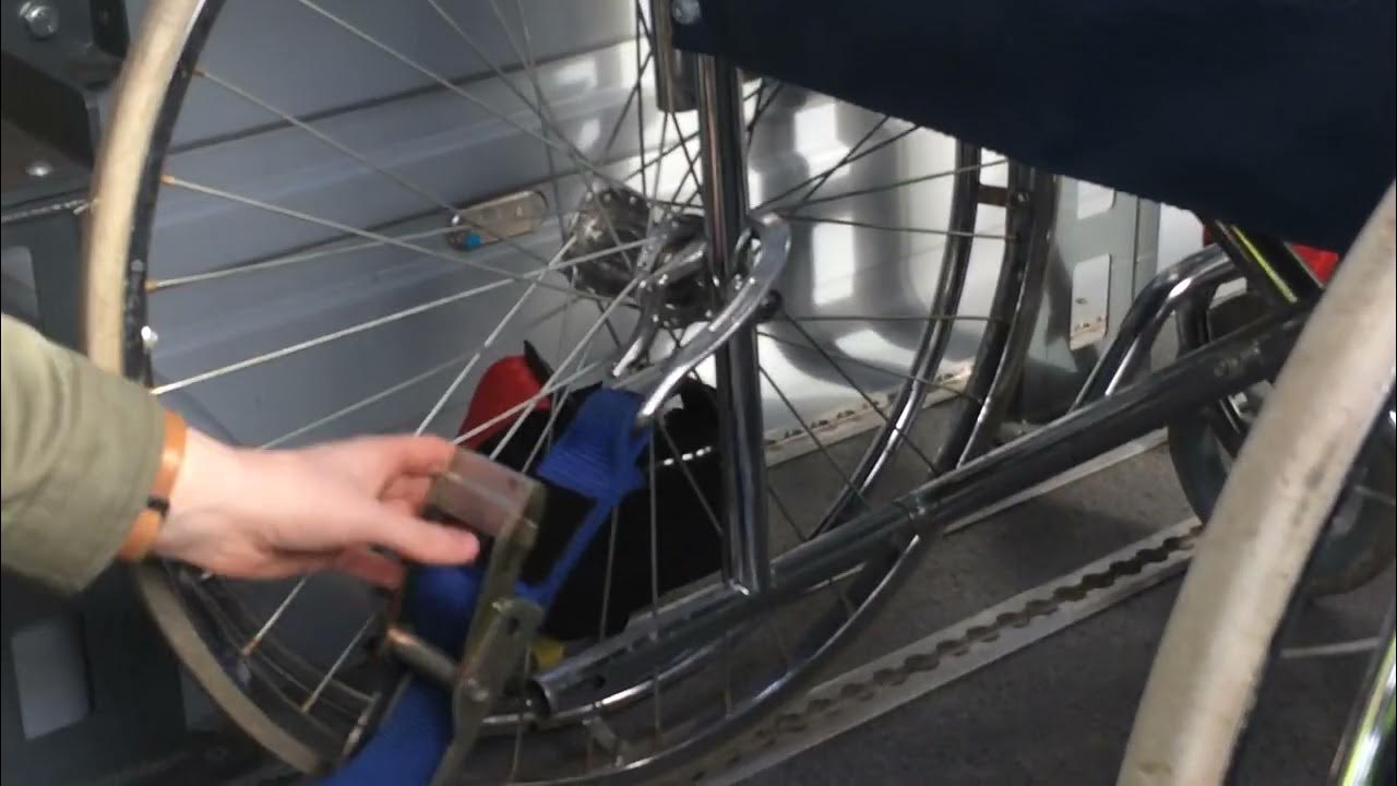 Safe use of rear wheelchair clamps/ tie downs LG Minibus Training YouTube