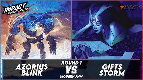 Azorius Blink VS Gifts Storm [PAPER] | Modern FNM from IGC RD 1 | Magic: the Gathering