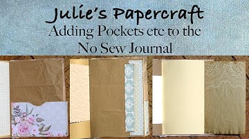 Ik werk aan mijn No Sew Journal #juliespapercraft #roxysweeklychallenge #junkjournalembellishments