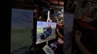 Какой должна быть байкерская живопись #байкеры #hog #harleyownersgroup #streetglide #harley #портрет