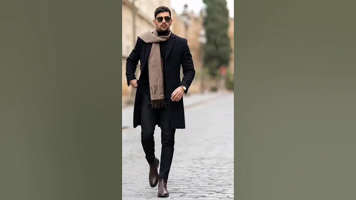 Black denim jacket winter season top outfit ideas 2023 #fashion #streetstyle #menswear #fashion