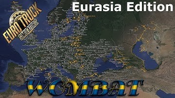 ETS2 1.36 - Promods 2.45 Eurasia edition map combo