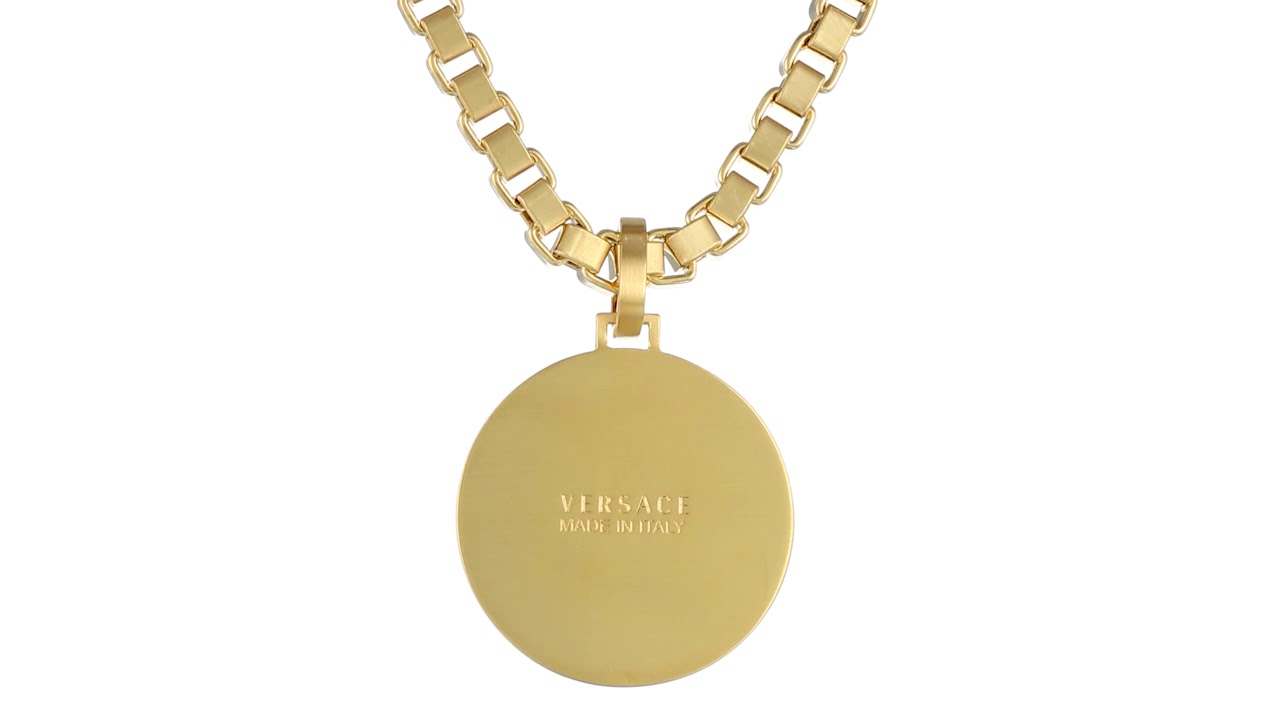 Versace Venetian Chain Medallion Necklace SKU: 9006164