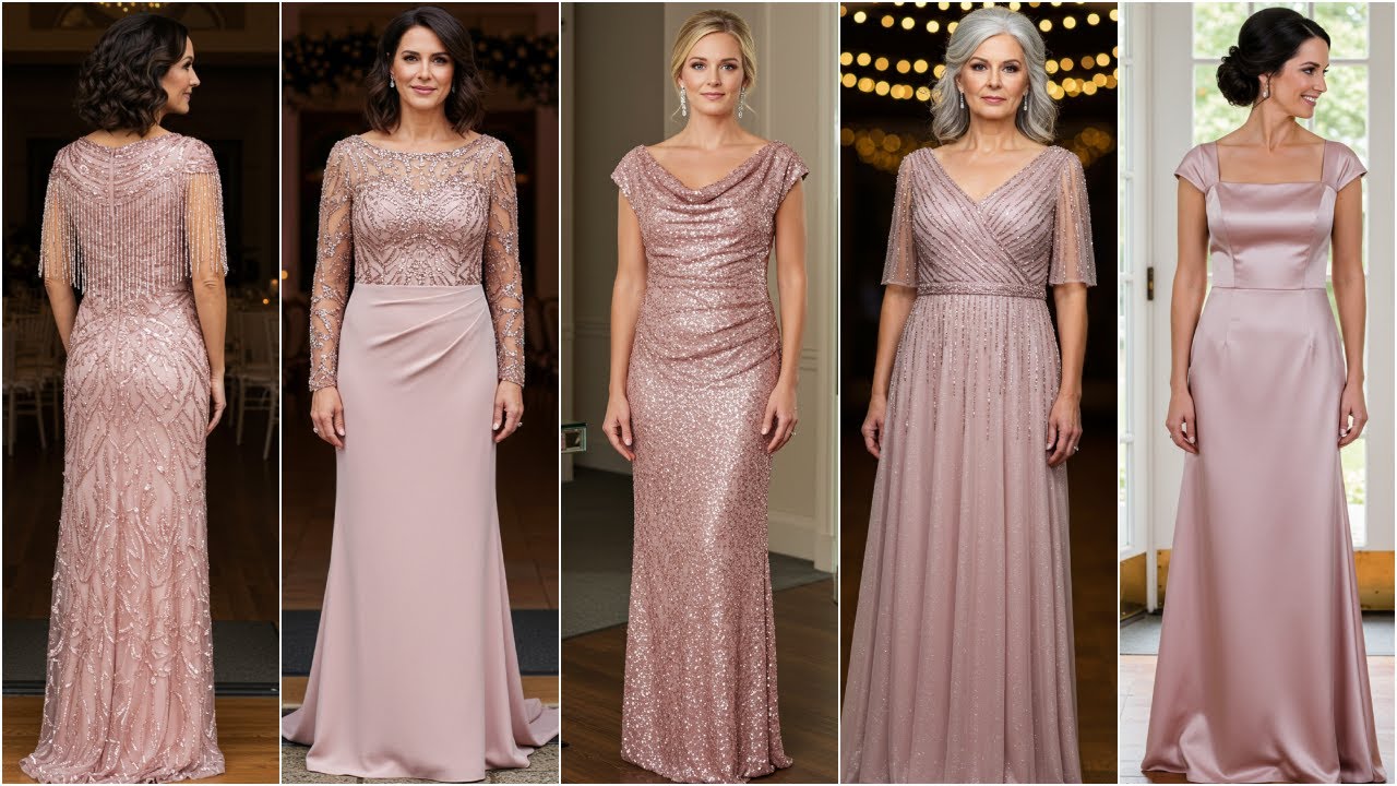 Gorgeous Dusty Pink Mother of The Bride Dresses - Wedding Gowns for 2025