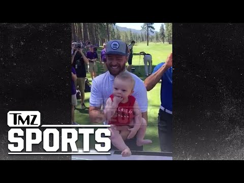 Justin Timberlake Goes 'Lion King' On Random Baby at Golf Tourney | TMZ Sports