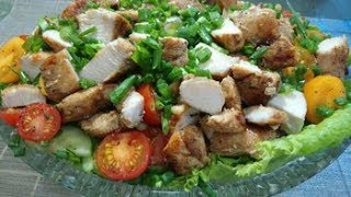 Салат 🥗 из курицы с овощами & Chicken salad 🥗 with vegetables Салат 🥗 из курицы с овощами & Chicken salad 🥗 with vegetables