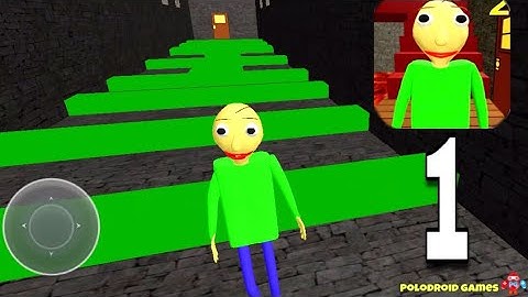 Baldi’s Harror Basics Chapter 2 Gameplay Walkthrough Part 1 Level 1,7 | Android Gameplay