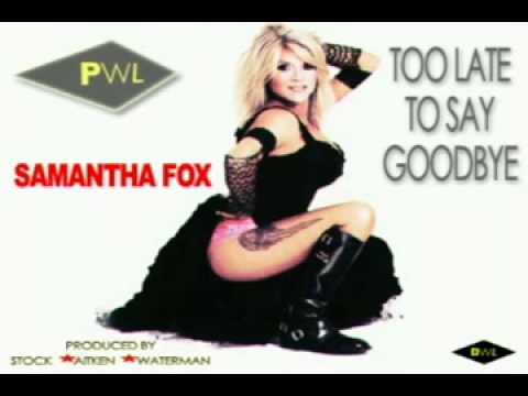 Samantha Fox - Too late to say goodbye (DADY J sin...