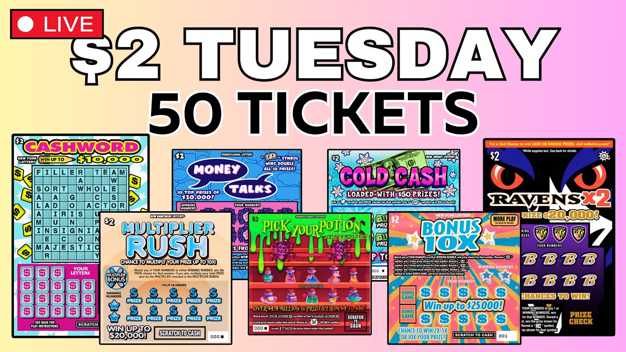 WEEKLY SERIES: $2 TUESDAY 🍀 SCRATCH OFF LOTTERY TICKETS