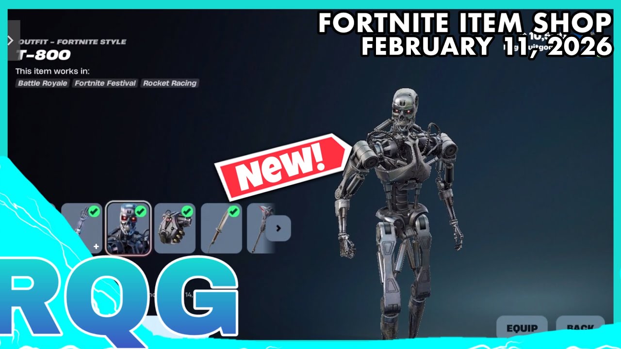 *NEW* WRAP+TERMINATOR IS BACK! FORTNITE ITEM SHOP (February 11, 2026)