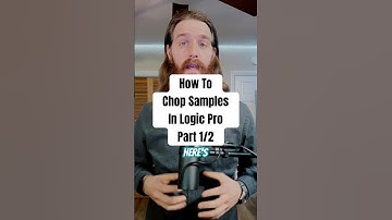 How to chop samples in Logic Pro Quick Sampler 1/2 #beatmaker #logicprox