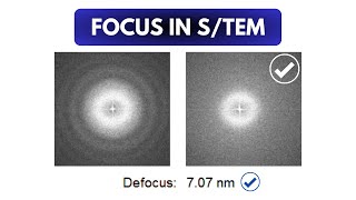 Proper focusing in TEM and STEM modes