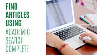 Celebrity How to find articles in Academic Search Complete Profile