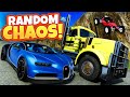Random Cars vs CHAOS Mode Downhill Race (BeamNG Drive)