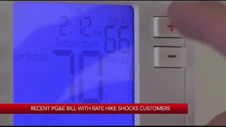 Recent PG&E bill with rate hike shocks customers