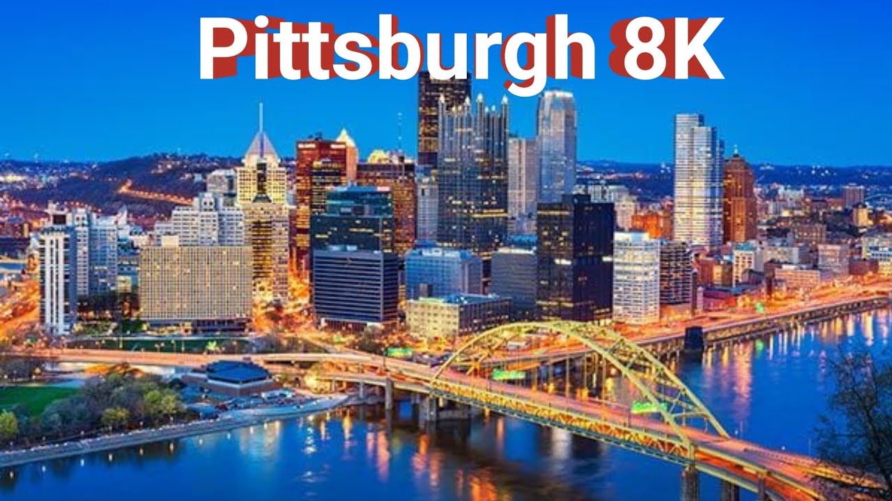 Pittsburgh 8K fairytale night scenes