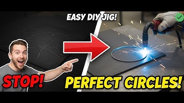 How to Cut PERFECT Circles With a Plasma Cutter (Easy DIY Jig)