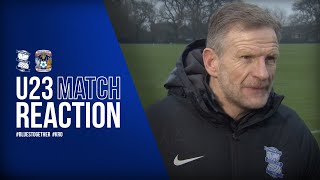 Spooner - We controlled the game | Blues U23s 3-1 Coventry U23s