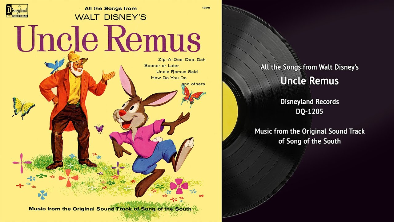 Walt Disney's Uncle Remus, All the Songs (DQ-1205) | Vintage Disney Vinyl Restored