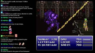 FF6 T-Edition translation patch testing! (Part 7: from Vector mine cart sequence)