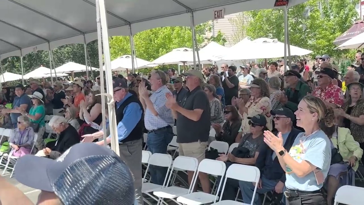 Supervisor Gore speaking at SMART Windsor Station Grand Opening